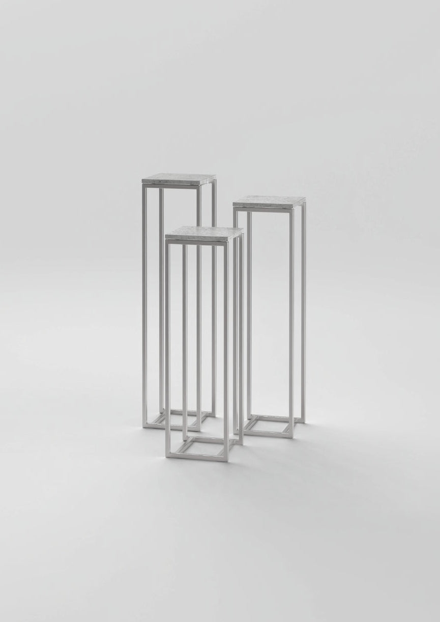 Podium Set 7 / 30cm Square / Stainless Steel / Architectural Concrete