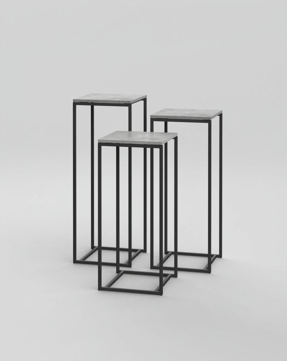 Podium Set 6 / 45cm Square / Architectural Concrete