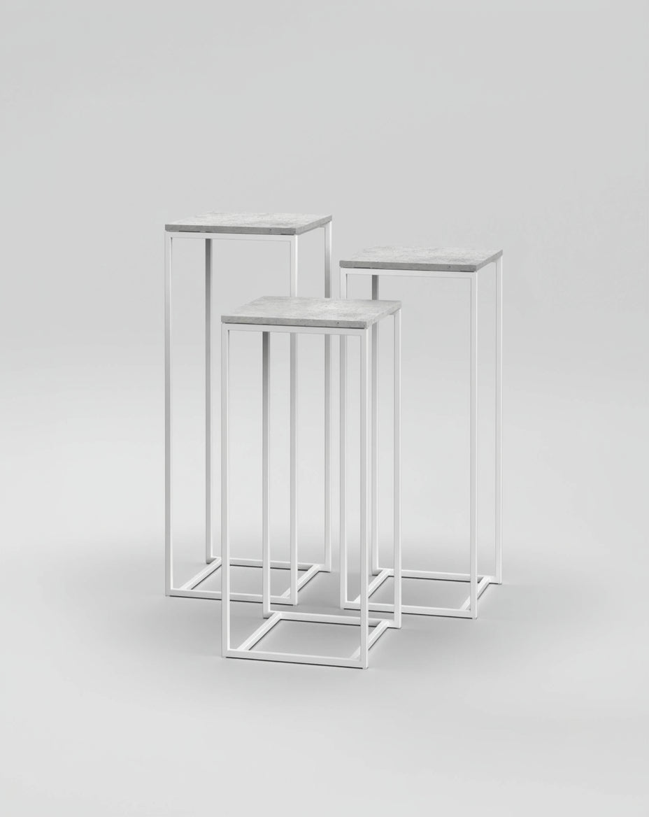 Podium Set 5 / 45cm Square / Architectural Concrete