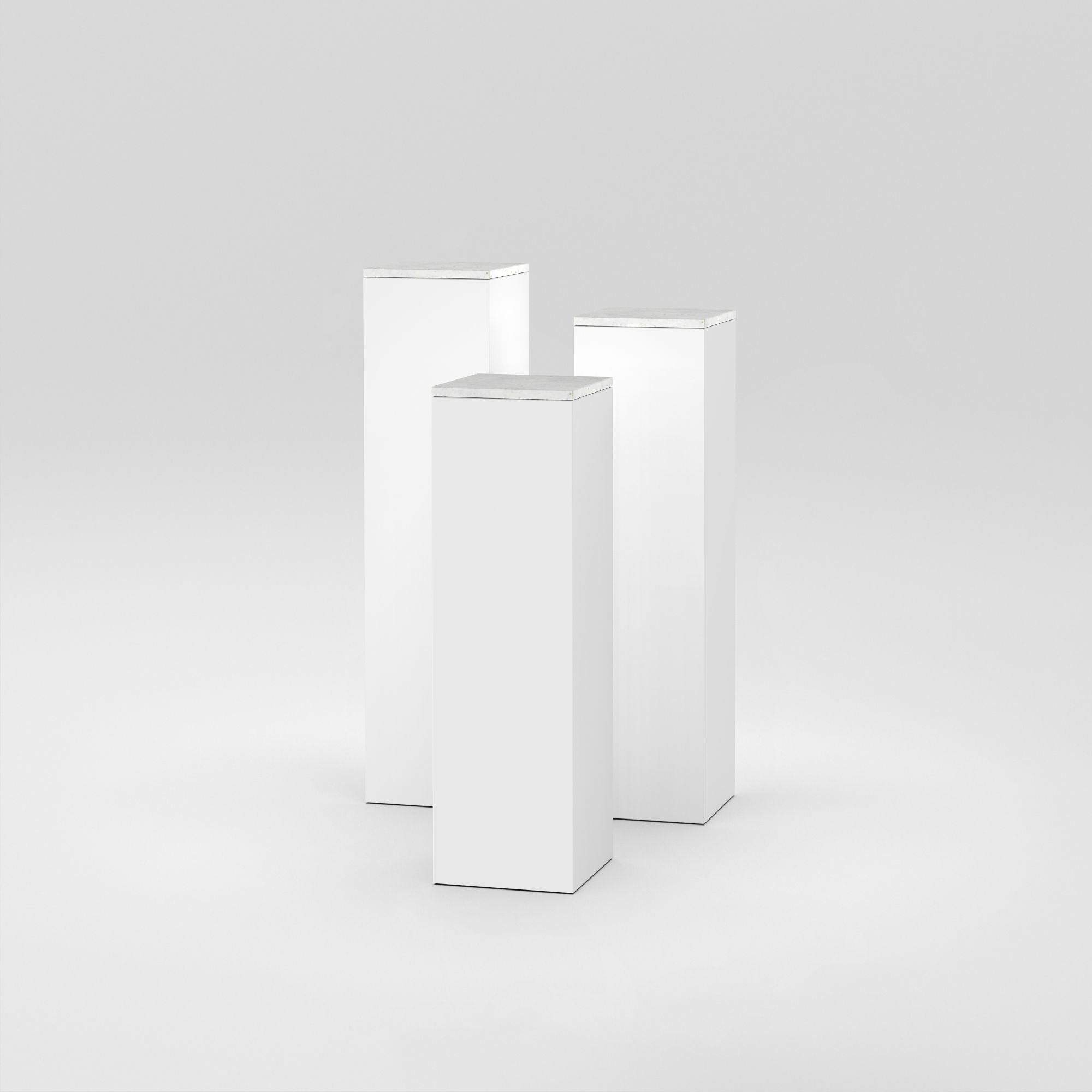 Cube Set 1 / 30cm | White Concrete
