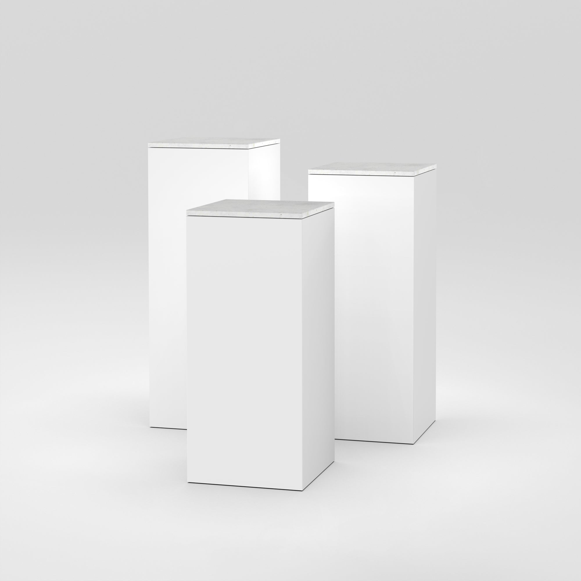 Cube Set 2 / 45cm | White | White Concrete